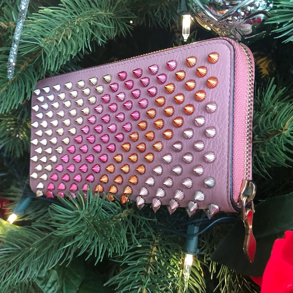 🎉SOLD🎉 Authentic Louboutin Panettone Long wallet in tri color - Picture 4 of 13